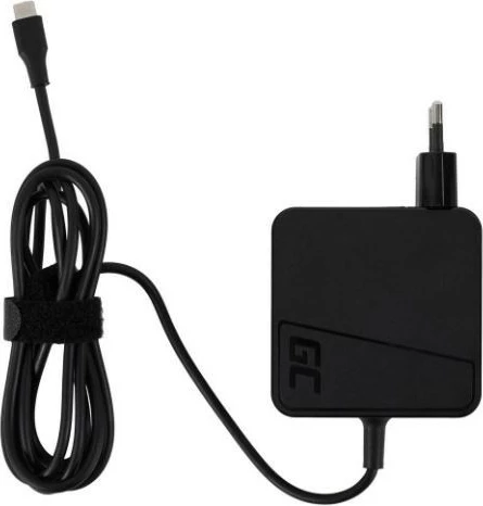 Adapter za napajanje USB-C Green Cell AD134PV2, 65 W, črn