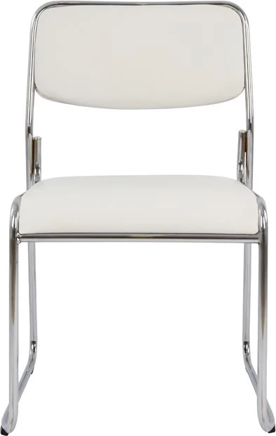 Konferenčni pisarniški stol FH1019.02 bele barve 48,5x51,5x77 cm