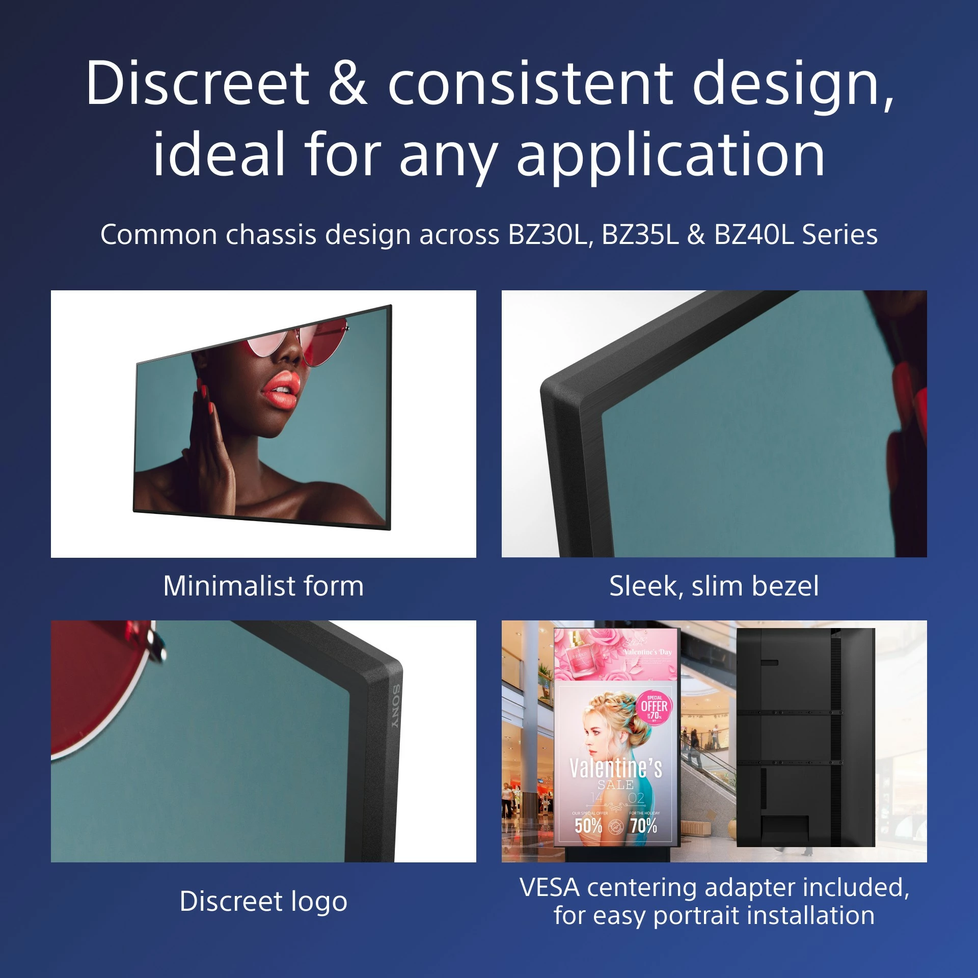 Družinski zaslon 85" 4K, Wi‑Fi, LCD Sony FW-85BZ40L