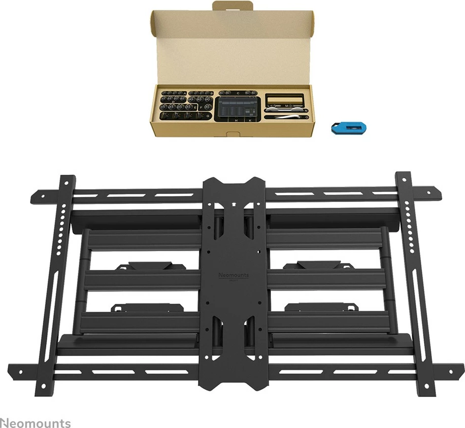 Stenski nosilec za TV 43"–86", Neomounts Newstar, črn Stenski nosilec za TV 43"–86", Neomounts Newstar, črn