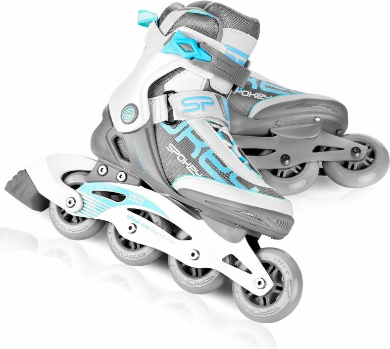 Drsalke s kolesci Spokey Prime Pro WH/TQ, št. 38, moški in ženske