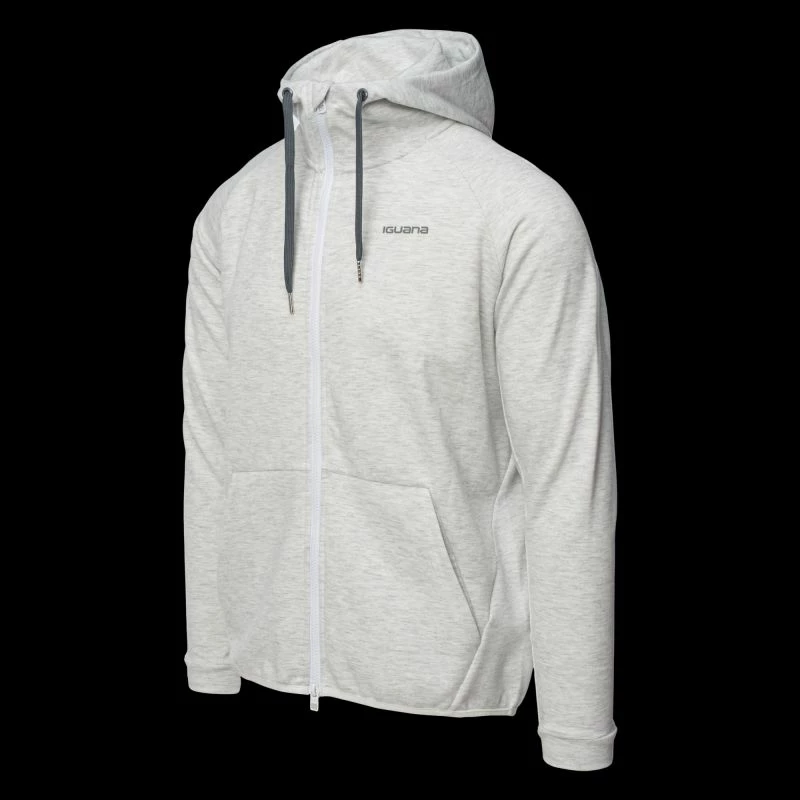 Pulover z zadrgo za moške Iguana, siva