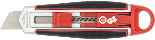 Rezalnik z dolgim rezilom WEDO Safety, 60x19 mm, inox, črno/rdeč