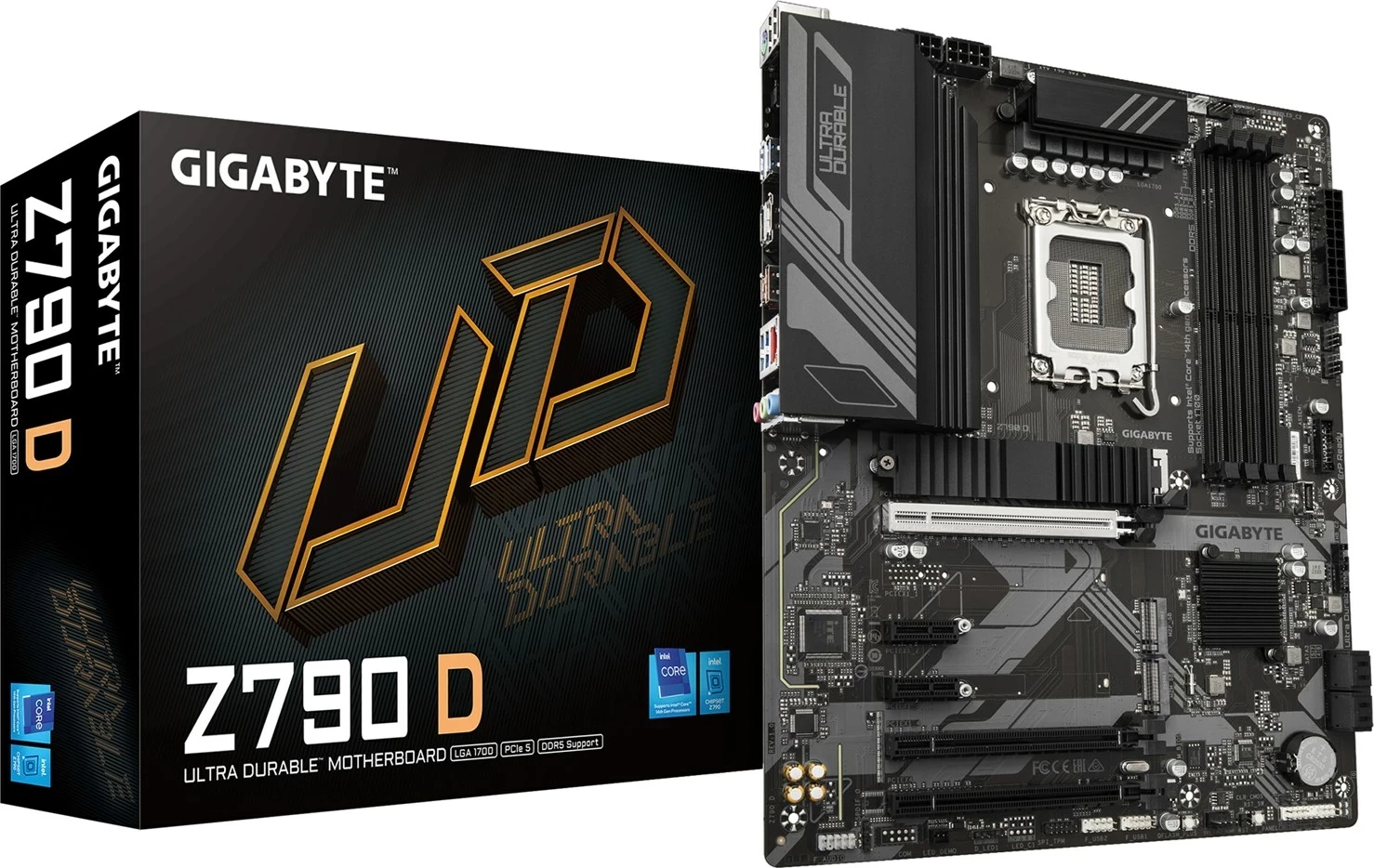 Plošča Gigabyte Z790 D, Socket 1700, ATX, DDR5, 2.5GbE LAN, črna