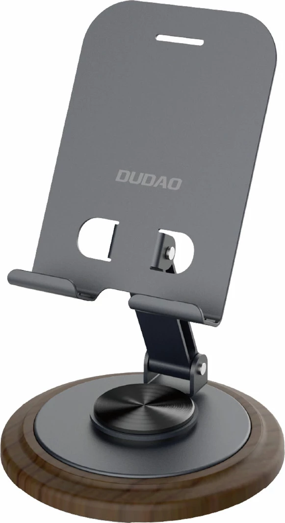 Držalo za telefon Dudao F17M, kovinsko, 360°, sivo