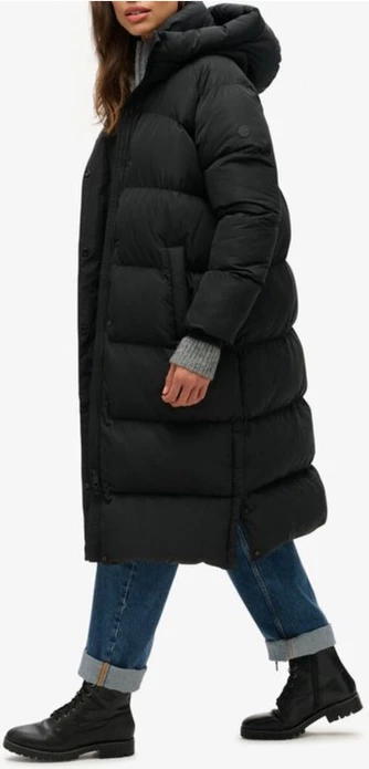 Jakna Superdry ženska, črna