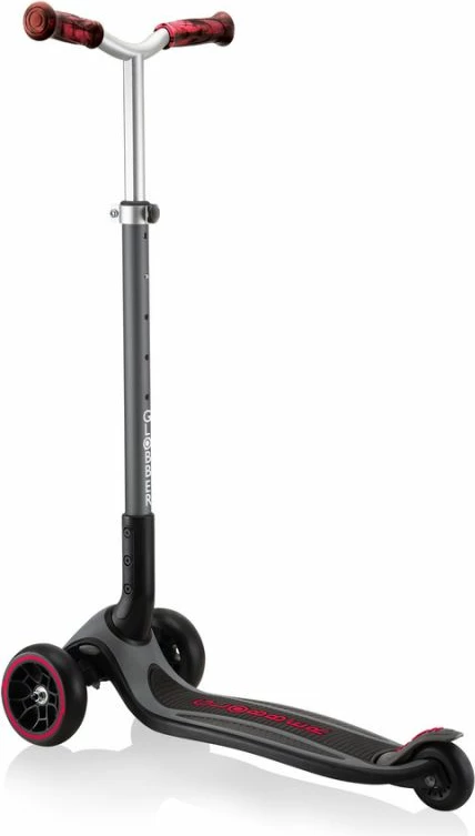 Otroški skuter Globber MASTER PRIME, črno-rdeč