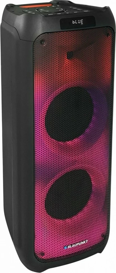 Zvočnik PartyBox z Bluetooth, karaoke, 1000 W, črn, 2 brezžična mikrofona, Blaupunkt PB10DB