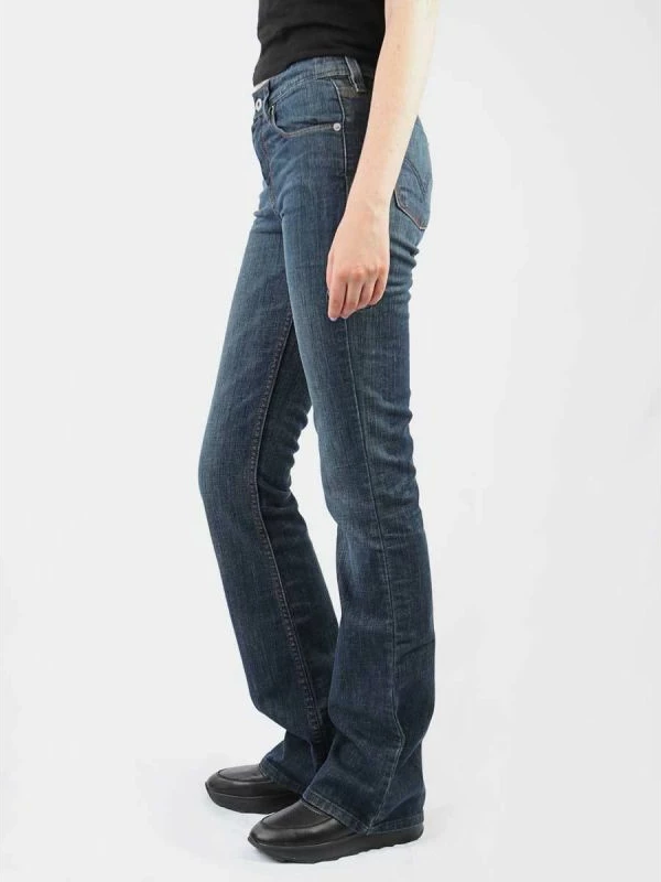 Jeans z nizkim pasom in širokimi hlačnicami Levi's, modri