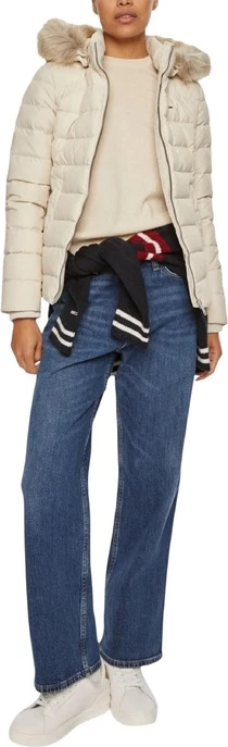 Jakna za ženske Tommy Hilfiger Jeans, bela