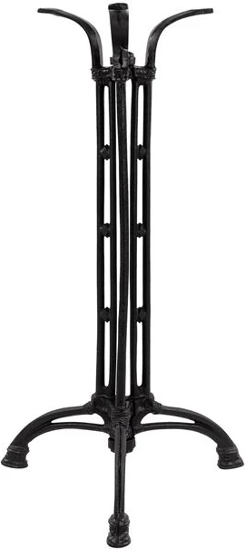 Osnovna palica iz litega železa FH446 3 noge v črni barvi 50x50x105