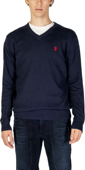 Pletenine za moške U.S. Polo Assn., moder
