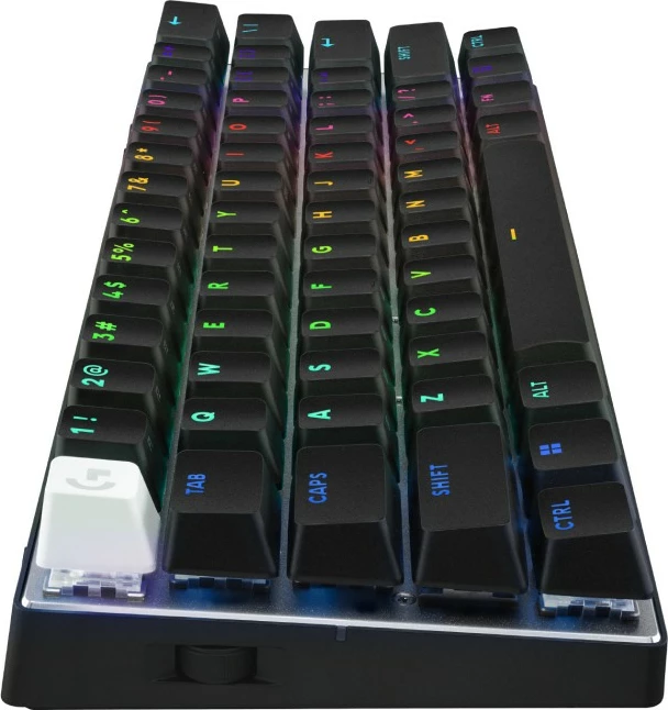 Tipkovnica za igre Logitech PRO X 60 TKL LIGHTSPEED, brezžična, črna