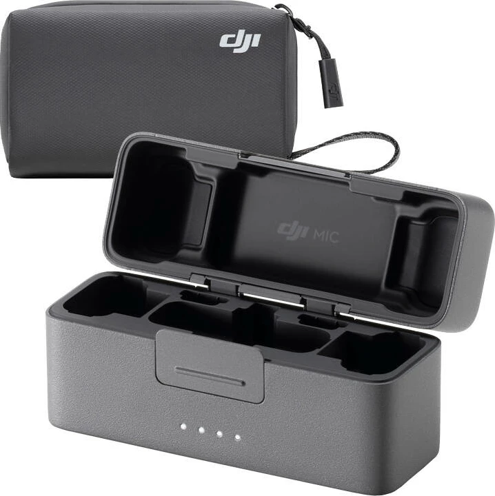 Polnilni etui za Mic 2, DJI, CP.RN.00000330.01, polni 2 oddajnika + 1 sprejemnik, do 18 ur, z nosilno torbico