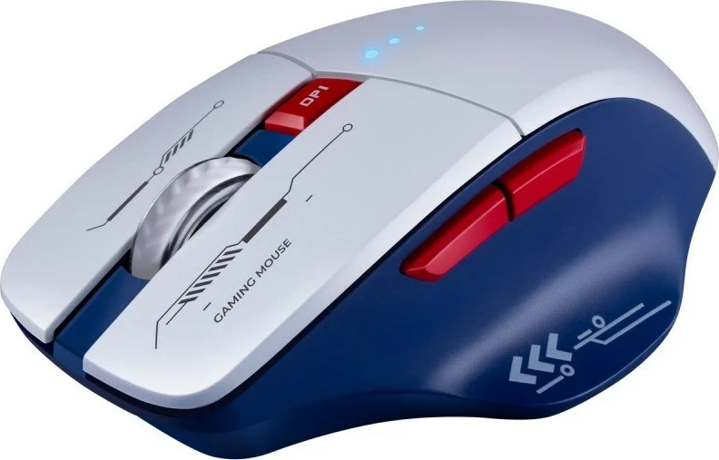 Optični brezžični miš Defender GM-126 TISA, 1600 DPI, 6 gumbov, bela