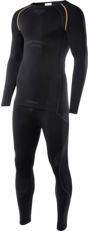 Termalni komplet za moške Brugi, črn