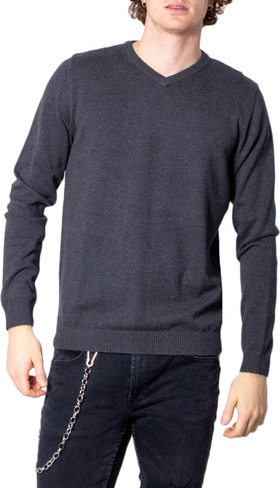 Pletenine za moške Jack & Jones, siva