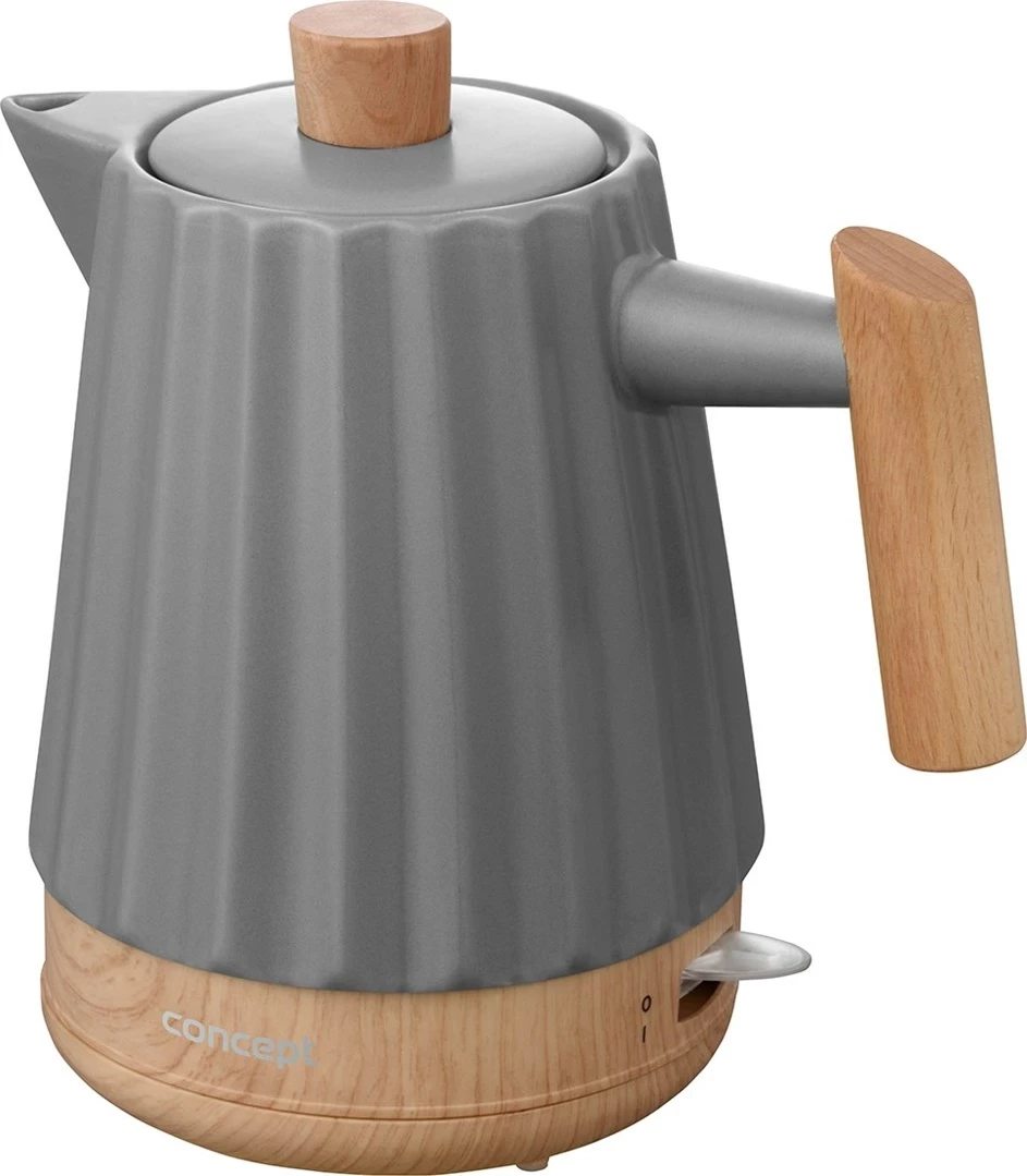 Električni čajnik 1,5 l, temno siv Concept RK0092