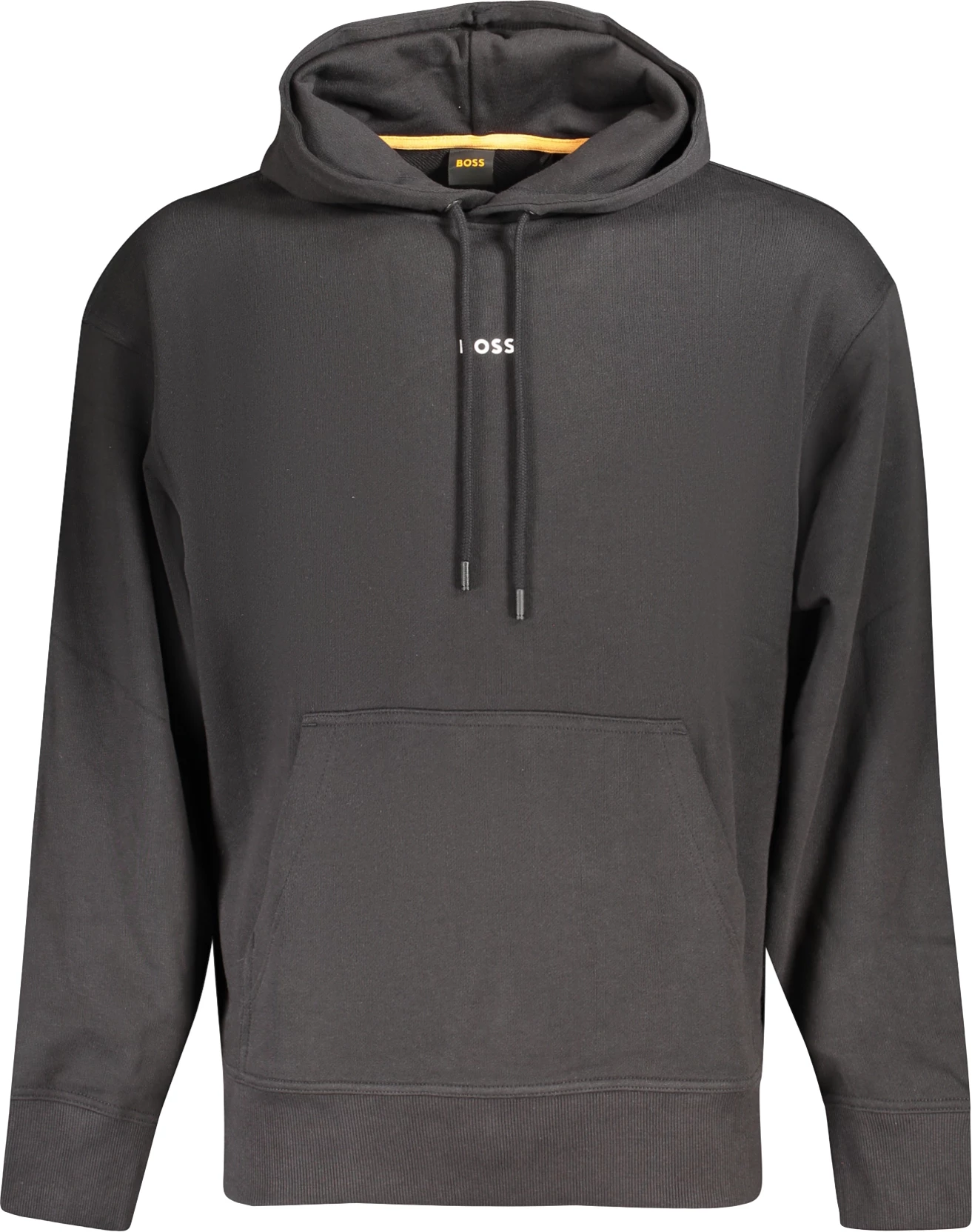 Duks s kapuco BOSS, moški, črn