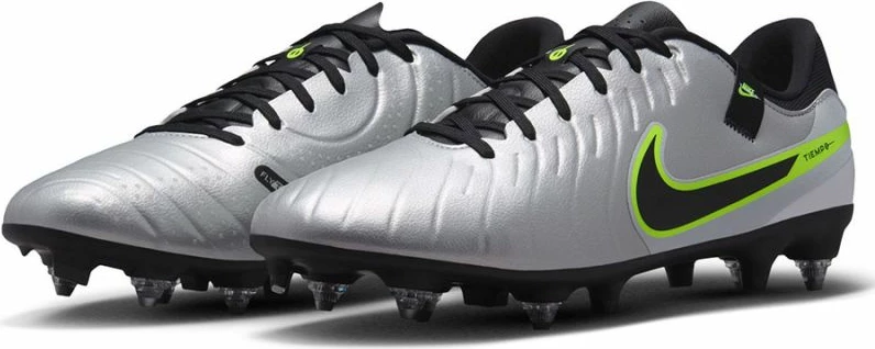 Nogometni čevlji za moške, srebrni - Nike Tiempo Legend 10 Academy SG-Pro AC