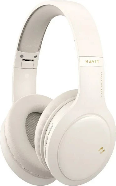 Bež brezžične slušalke Havit H633BT, čez uho