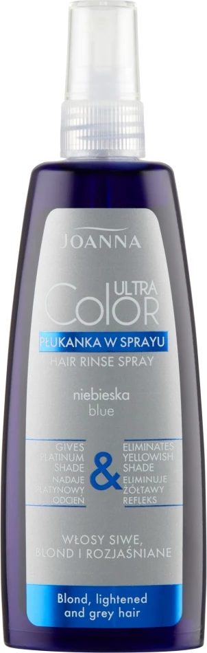Spray za lase Joanna Ultra Color System Spray Rinse, za ženske, modra, 150 ml
