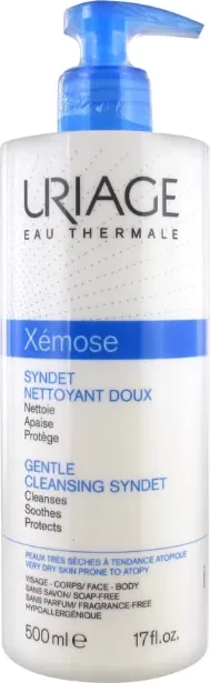 Nežen čistilni sindet Uriage Xémose 500 ml