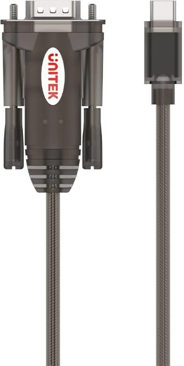 Serijski kabel Unitek Y-1105K, 1,5 m, DB-9, črn