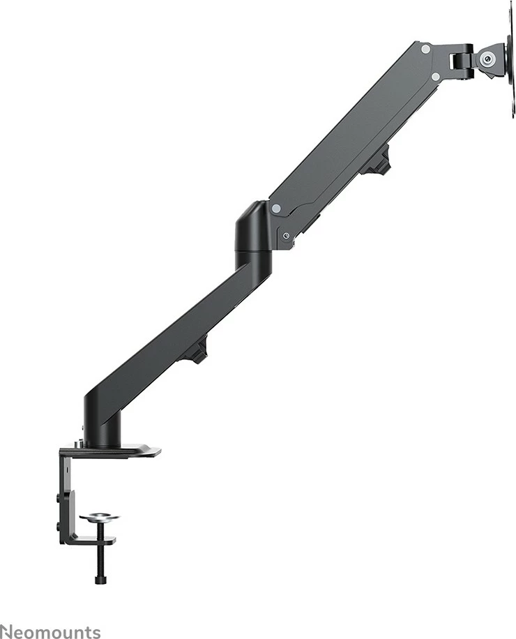 Nastavljiv kroglični nosilec za monitor z gasnim vzmetjo Neomounts DS70-700BL1, 17–27 inčev, s sponko, črn Nastavljiv kroglični nosilec za monitor z gasnim vzmetjo Neomounts DS70-700BL1, 17–27 inčev, s sponko, črn