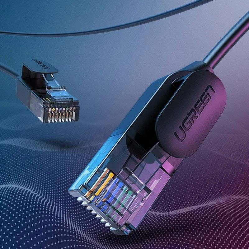 Kabel za omrežje Cat 6A, 3 m, črn UGREEN RJ45 patch cord Kabel za omrežje Cat 6A, 3 m, črn UGREEN RJ45 patch cord