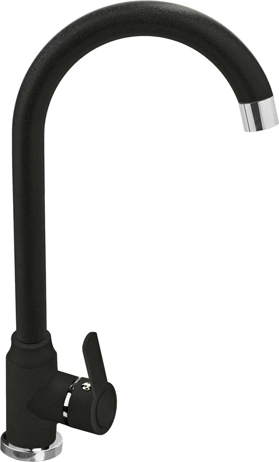 Kuhinjska armatura Lungo PYRAMIS 090936201, enoročna, 355 mm, črna