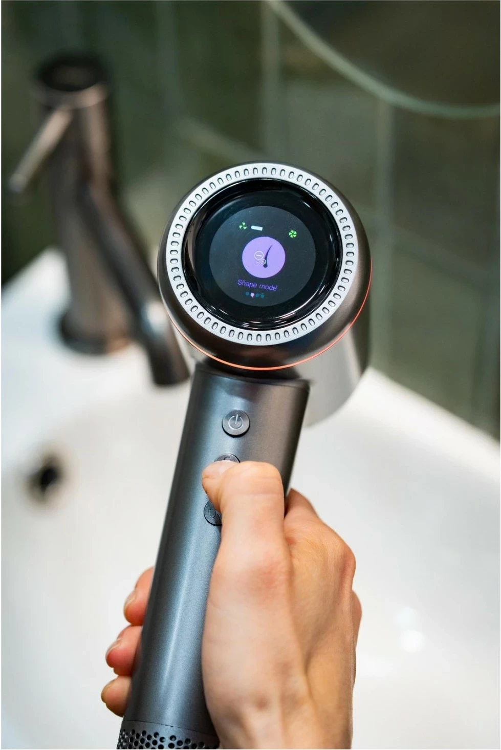 Sušilec las, 1600 W, ionizacija, LCD zaslon, srebrn Oromed Oro-F1 Sonic