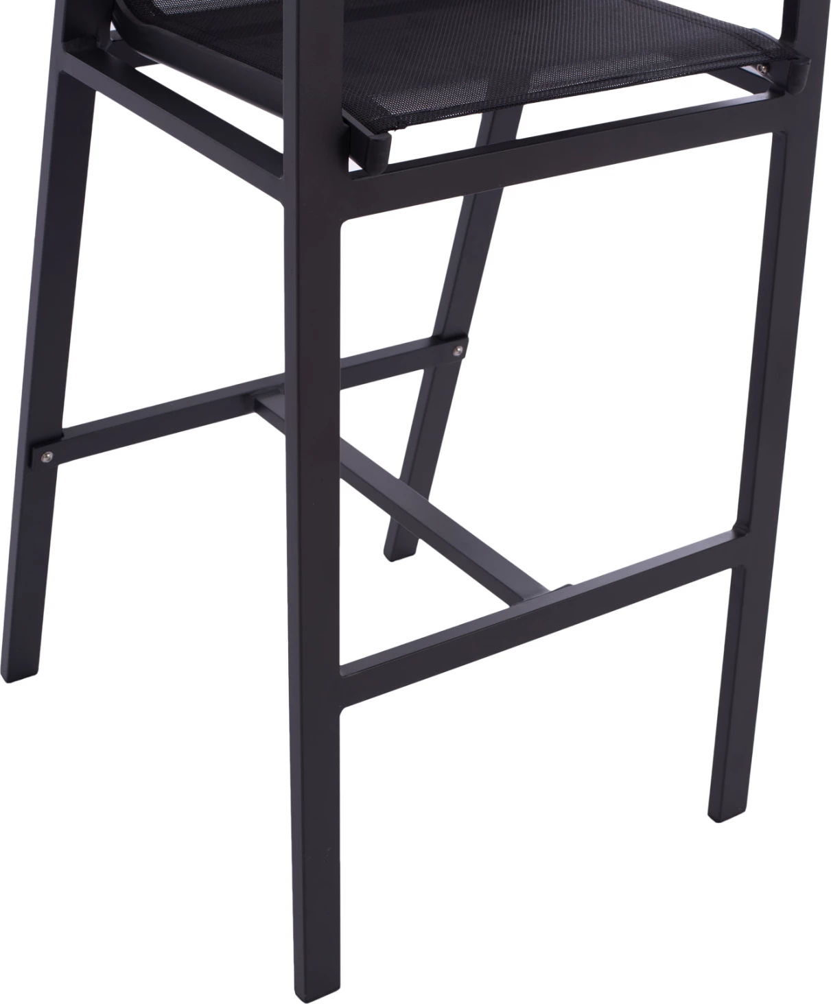 Aluminijasti barski stol z polilesom 52 x 58 x 108 cm FH5790.02