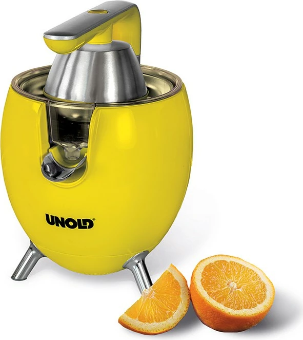 Ročna stiskalnica za agrume Power Juicy Unold, 1100 W, rumena