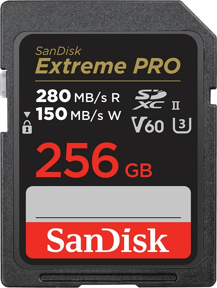 Visokozmogljiva kartica za shranjevanje SanDisk Extreme PRO SDSDXEP-256G-GN4IN, 256 GB, SDXC, UHS-II, črna Visokozmogljiva kartica za shranjevanje SanDisk Extreme PRO SDSDXEP-256G-GN4IN, 256 GB, SDXC, UHS-II, črna