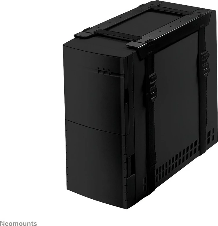 Nosilec za ohišje Newstar Neomounts CPU-D025BLACK, za namestitev pod mizo, jeklo, črn, 20 kg Nosilec za ohišje Newstar Neomounts CPU-D025BLACK, za namestitev pod mizo, jeklo, črn, 20 kg