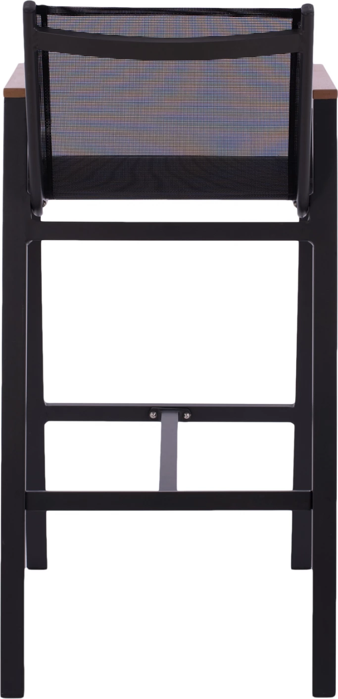 Aluminijasti barski stol z polilesom 52 x 58 x 108 cm FH5790.02