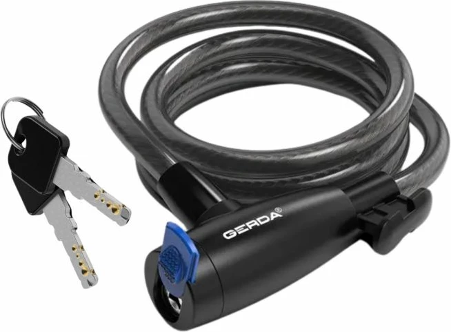 Kabelski ključ za kolo Gerda, črn