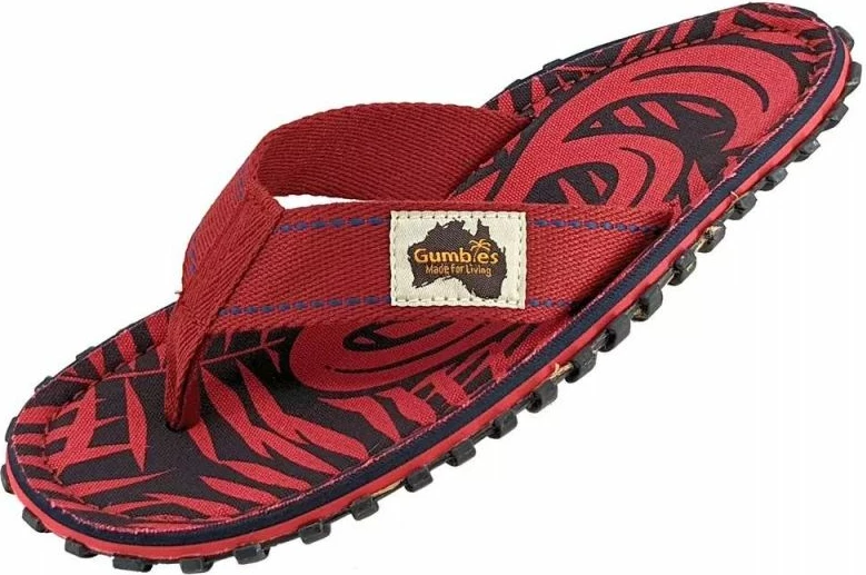 Minimalistične športne copate Islander, Gumbies, moški, rdeče