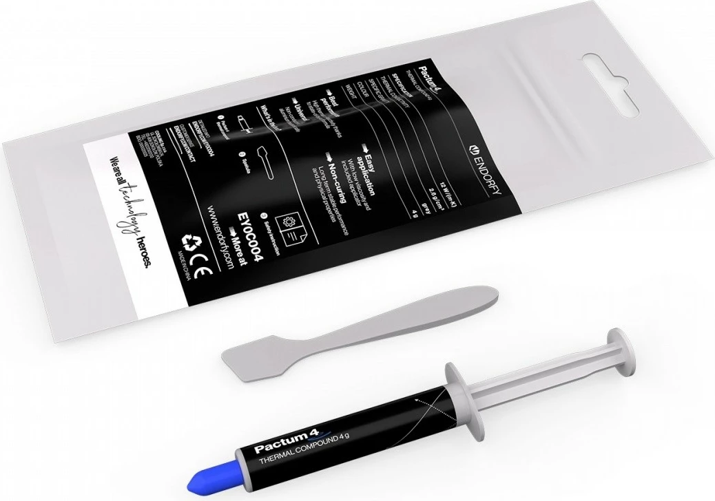 Termalna pasta Endorfy Pactum 4, 4 g, siva