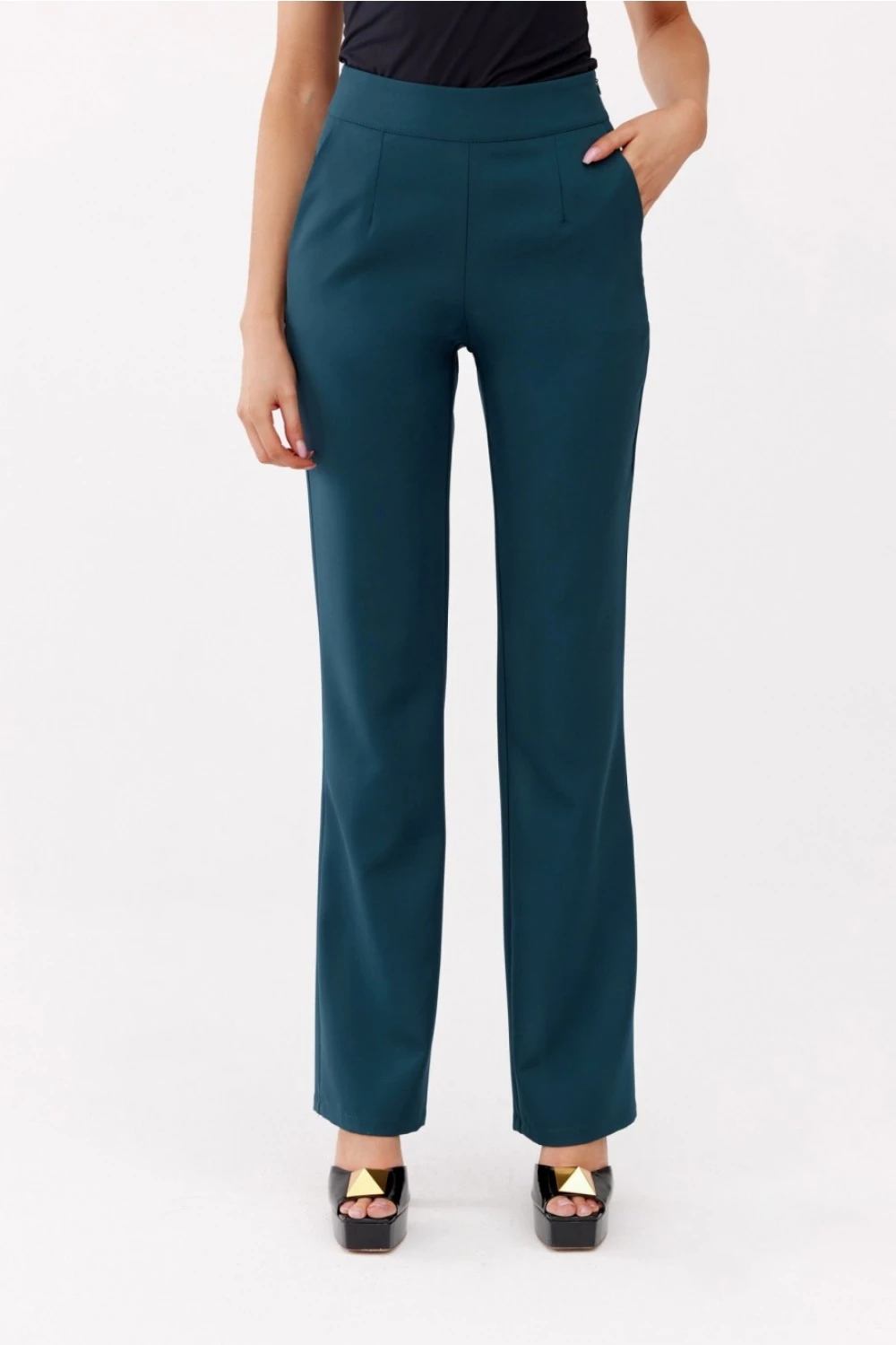 Pantole ženske Roco Fashion 180743, zelene
