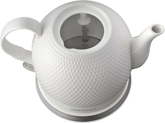 Keramični električni ibrik Concept RK0050, 1,2 L, bel