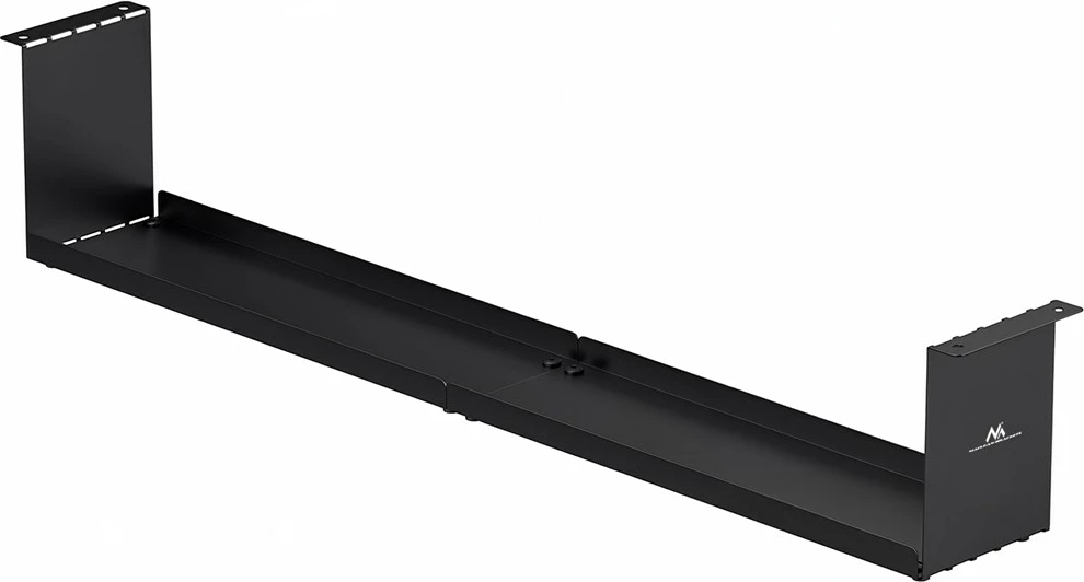 Organizator kablov pod pisalno mizo Maclean MC-107 B, jeklo, črn