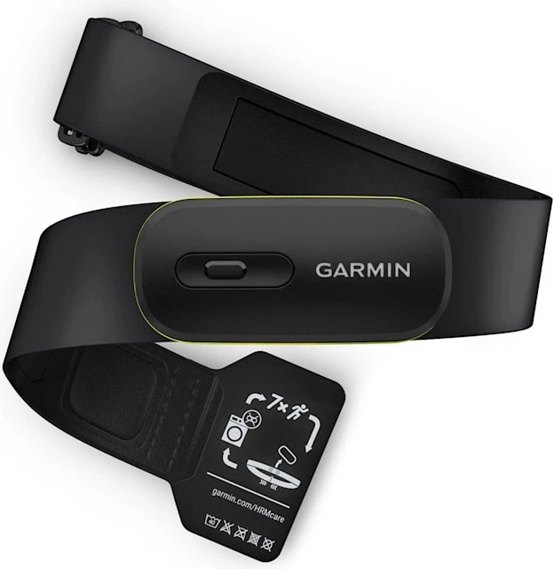Senzor srčnega utripa z prsnim trakom, Garmin HRM 600 (010-13383-01), velikost XS-S, črn
