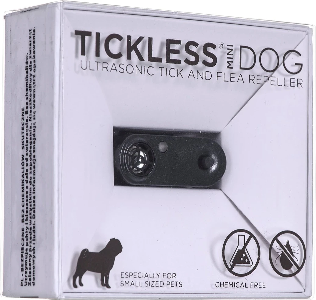 Ultrazvočna naprava proti klopom za živali, TICKLESS, bela