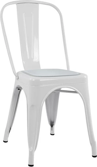 Sedež za stol FH0099.01 Melita iz PU bele barve z magnetom