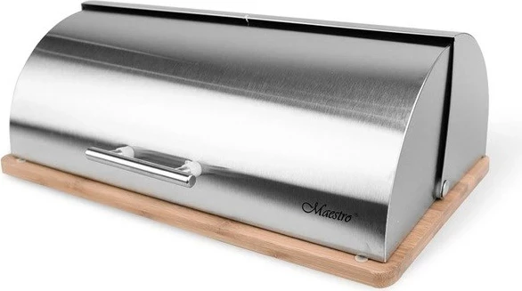 Kontejner za kruh Maestro MR-1672S, nerjaveče jeklo, srebrn