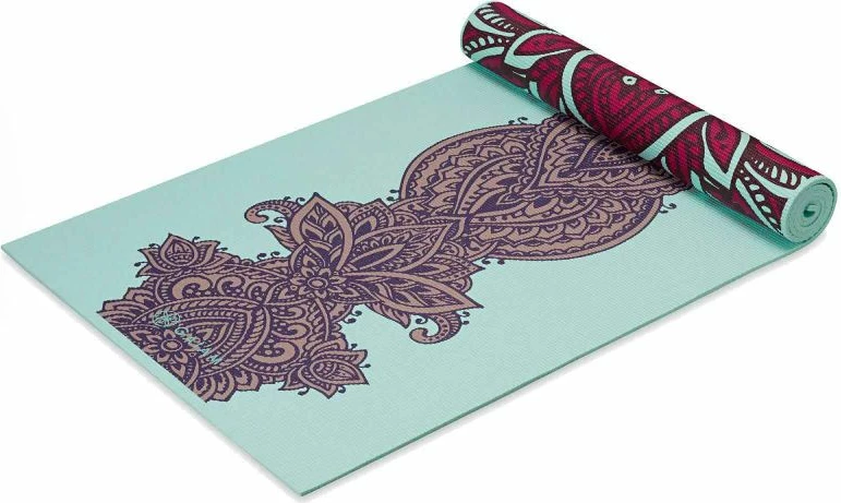 Joga tapis Gaiam Ara Rouge za ženske in moške, rdeč