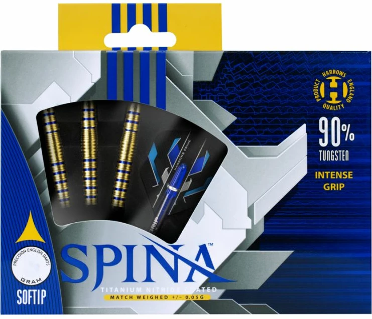 Športne puščice Harrows Spina Gold 90%, za moške in ženske