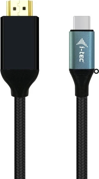 Kablu USB-C na HDMI i-tec, črn